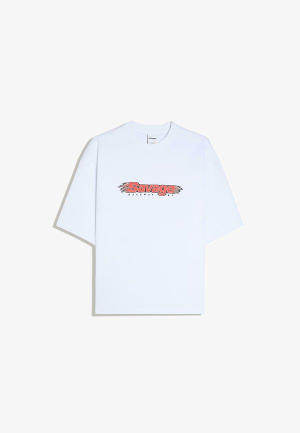 Bershka MULTIPRINT - TSHIRT - Print T-shirt - white