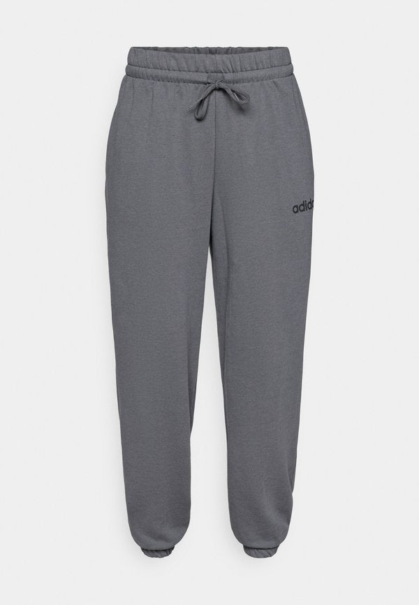 adidas Sportswear ESSENTIALS LINEAR CUFFED PANTS - Tracksuit bottoms - grey six/black