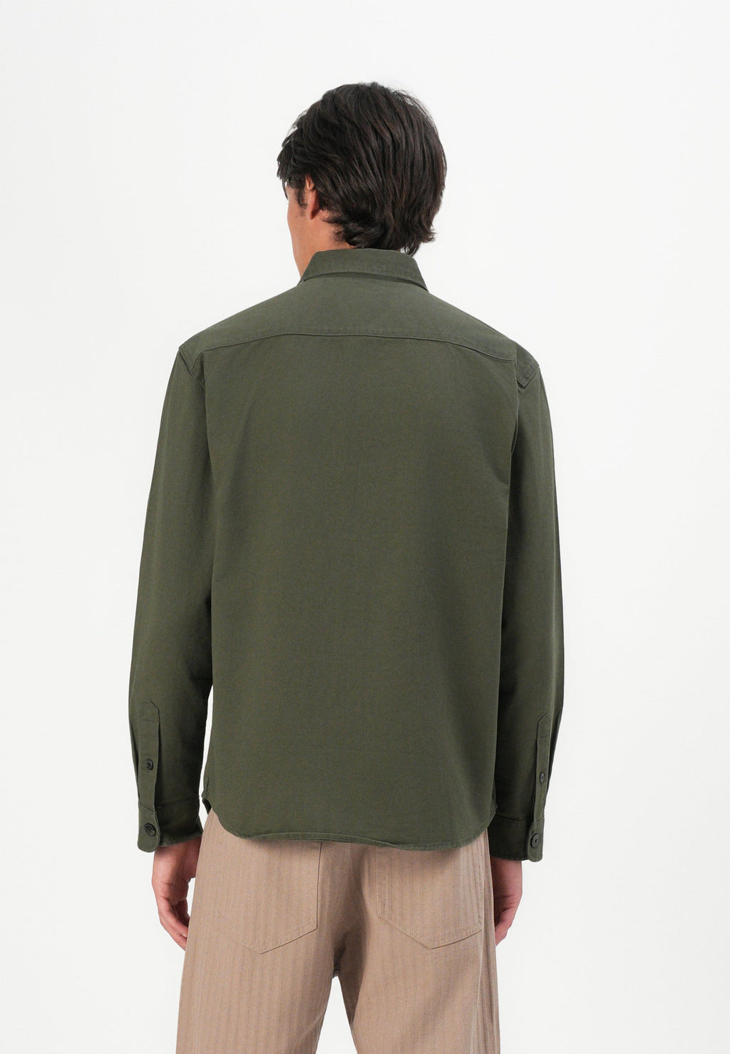 Selected Over regular fit twill