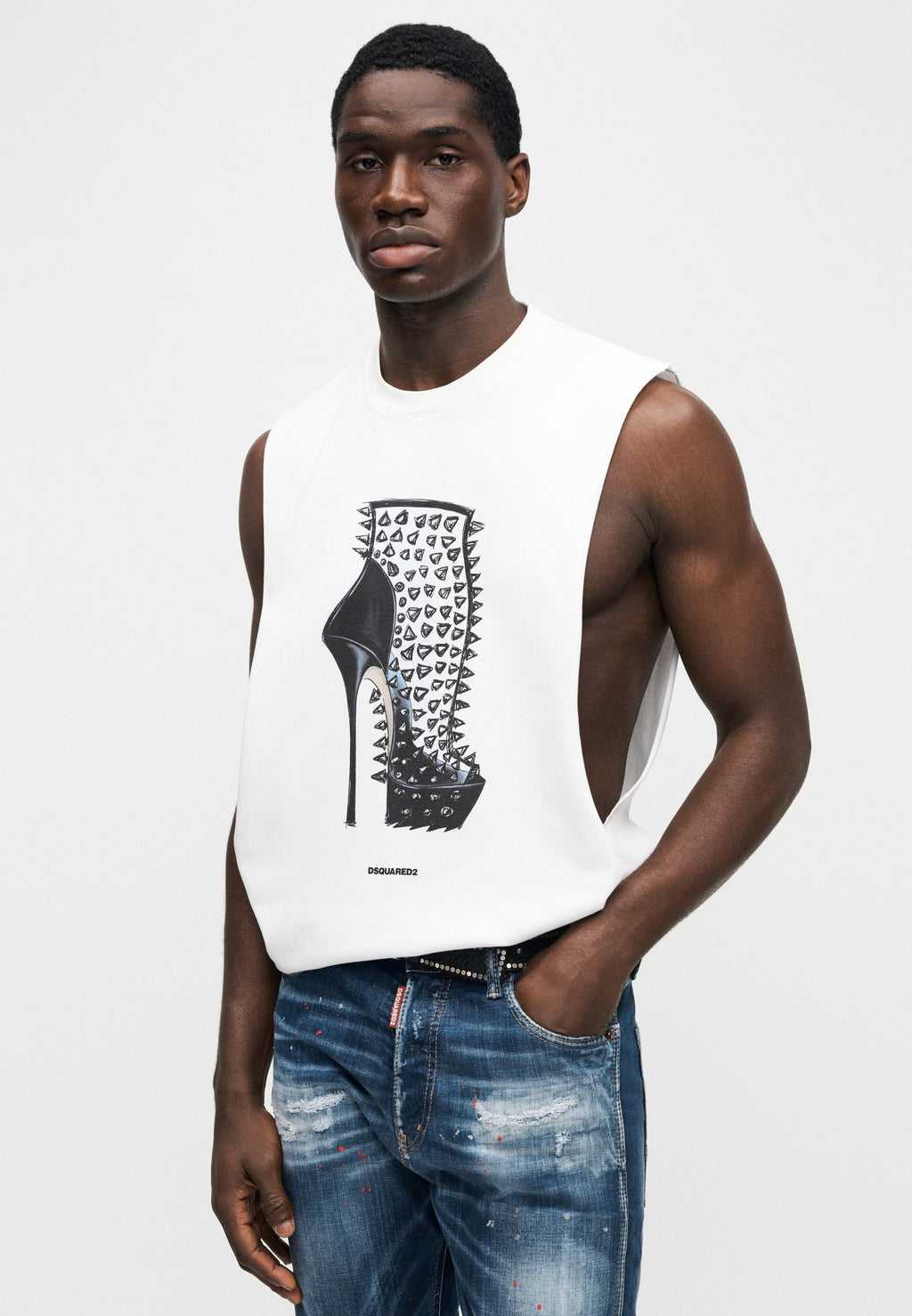 Dsquared2 ICONIQUE CIGARETTE FIT TEE