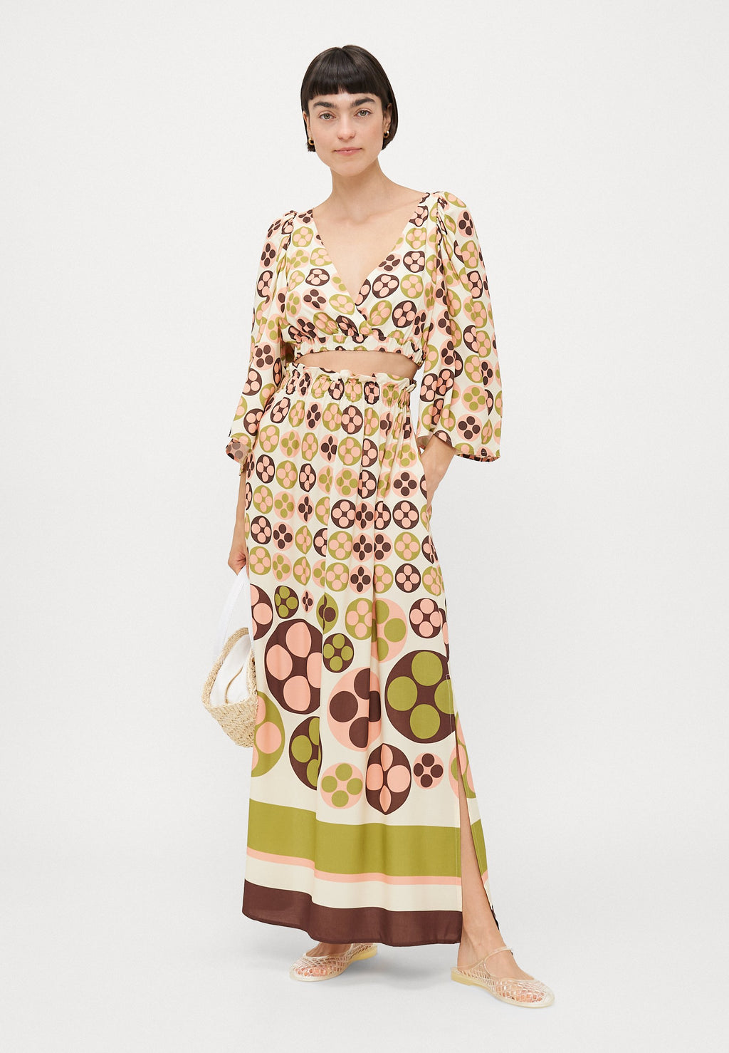 ADRIANA DEGREAS GIARDINO SKIRT SET