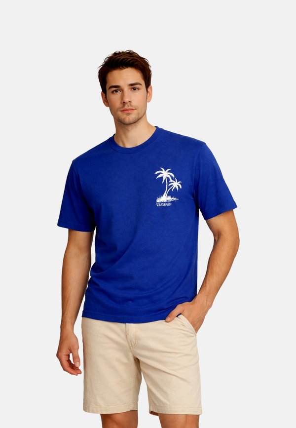 Jack & Jones JACK & JONES T-SHIRT BLUOCEAN KURZARMSHIRT - Print T-shirt - blau