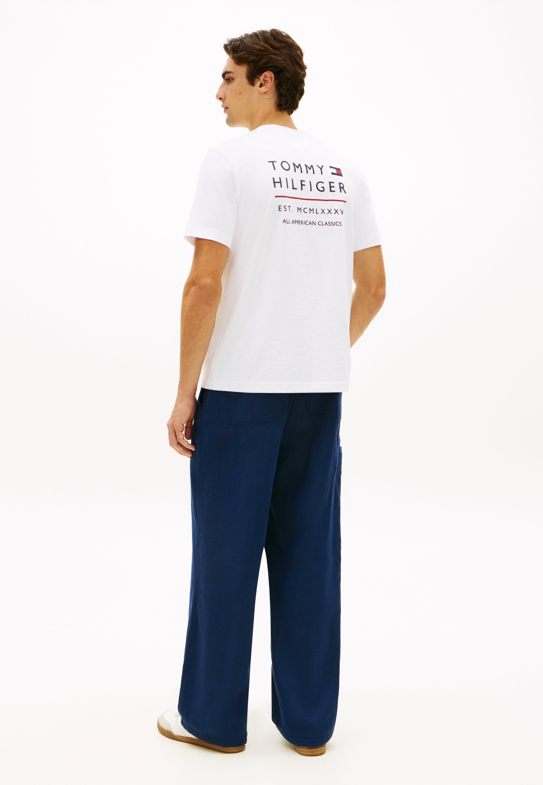 LOGO EMBROIDERY JERSEY CREW NECK T-SHIRT Media 4