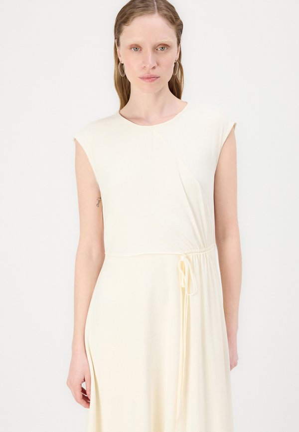 DKNY TIE DETAIL MIDI