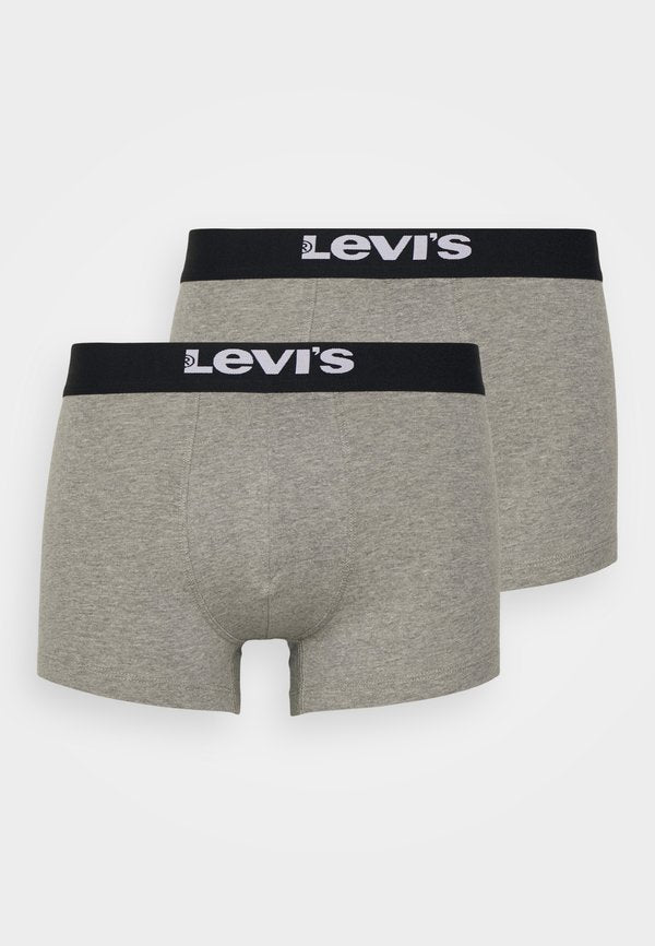 Levi's® MEN BASIC TRUNK 2 PACK - Trunks - middle grey melange