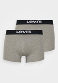 Levi's® MEN BASIC TRUNK 2 PACK - Trunks - middle grey melange
