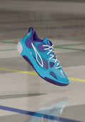 Puma MB WORLD 01 UNISEX - Basketball shoes - bright aqua/team violet