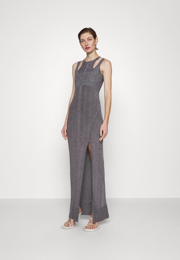 Hervé Léger VARIEGATED RIB GOWN