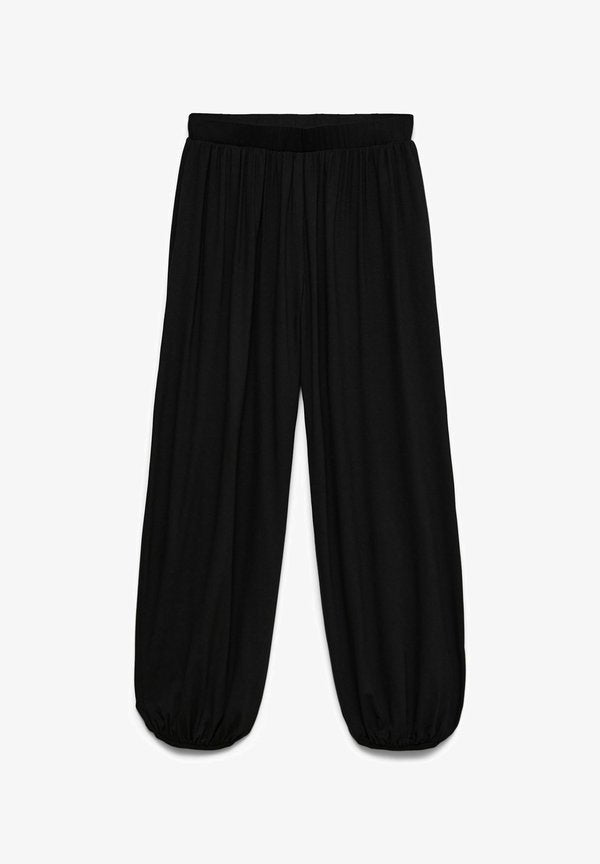 Vero Moda VMPERNILLE High waist - Trousers - black