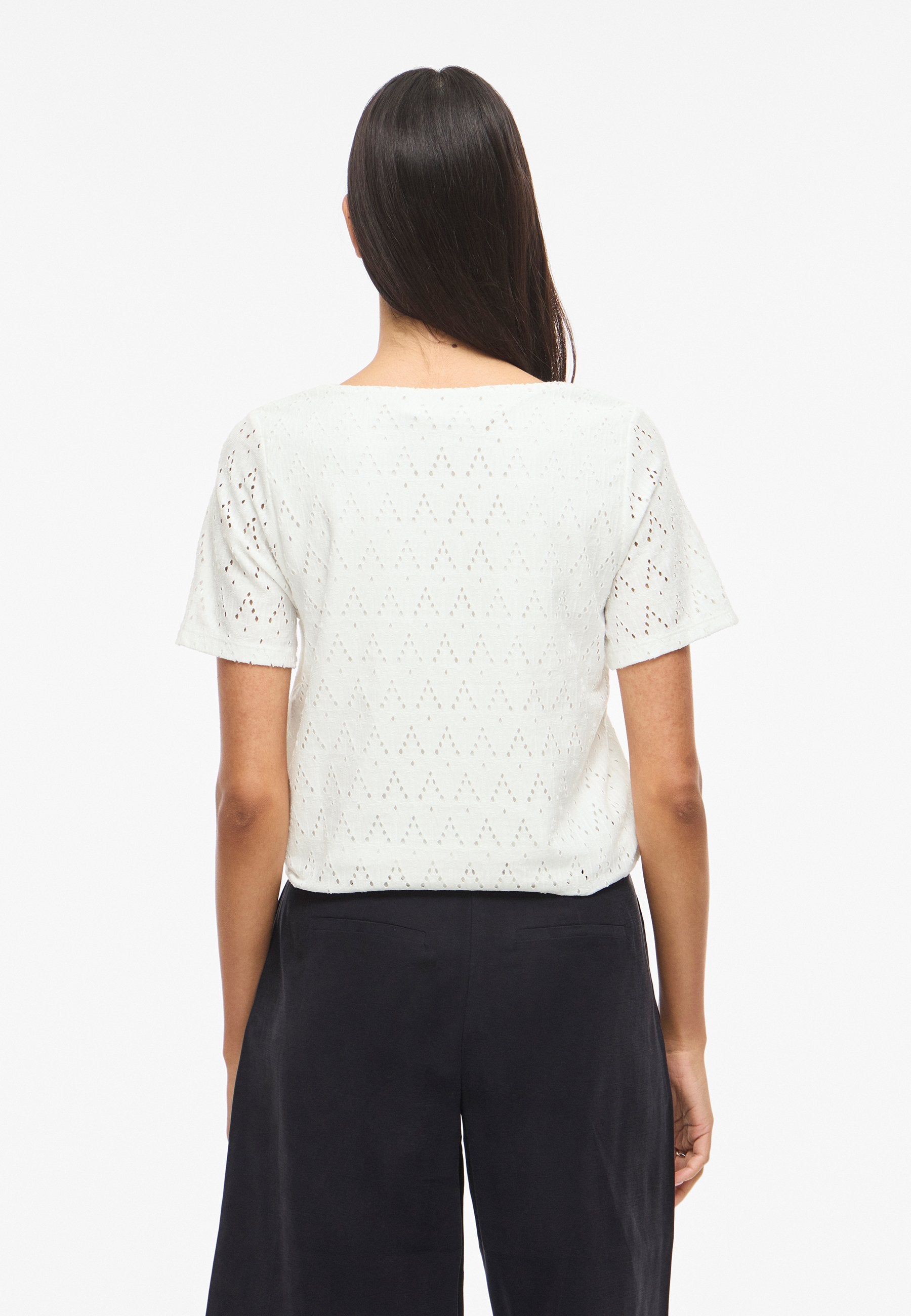 VILA Short Sleeved VIAMALINA Round neck