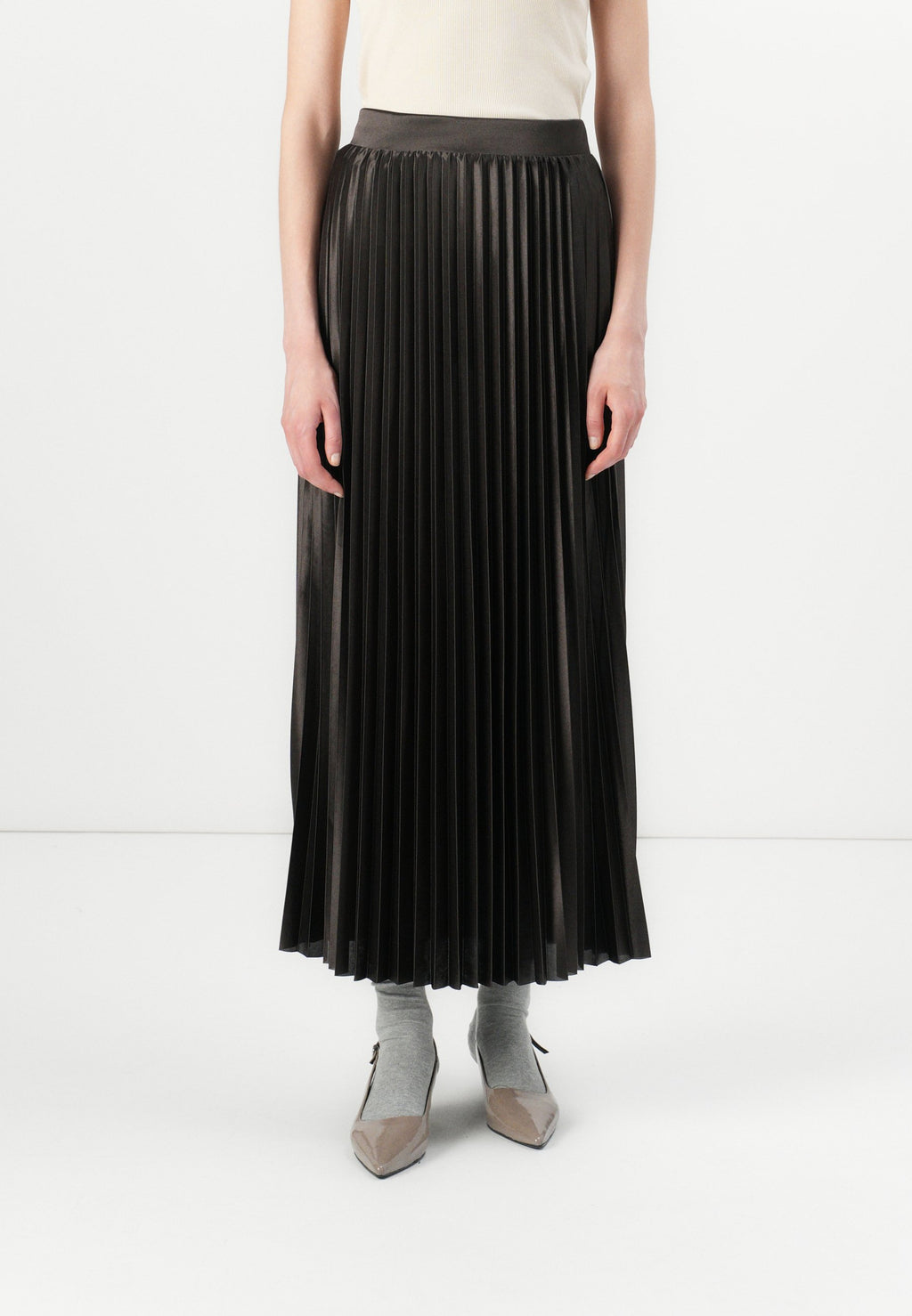 ONLY ONLKOLTER PLISSE LONG SKIRT