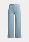 Lauren Ralph Lauren STRETCH CHINO WIDE LEG CROPPED PANT