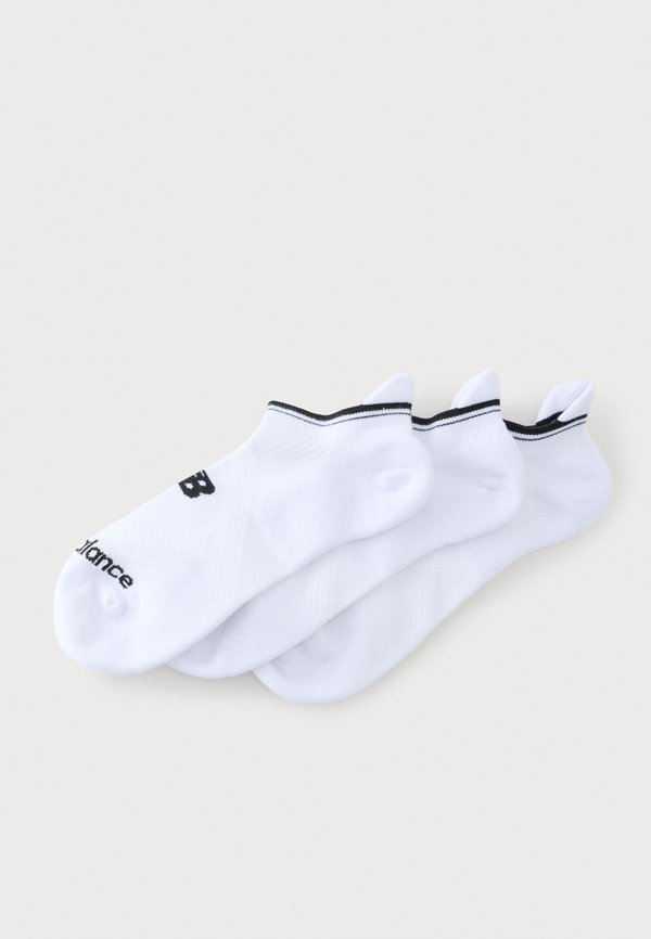 New Balance RUN REPREVE NO SHOW TAB SEASONAL UNISEX 3 PACK - Socks - white