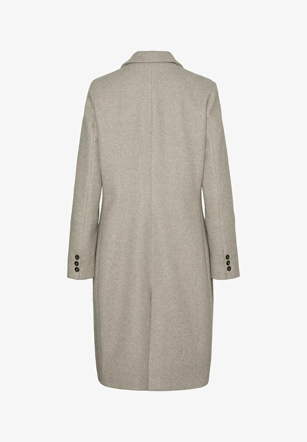 Vero Moda VMFORTUNESARA - Classic coat - silver mink