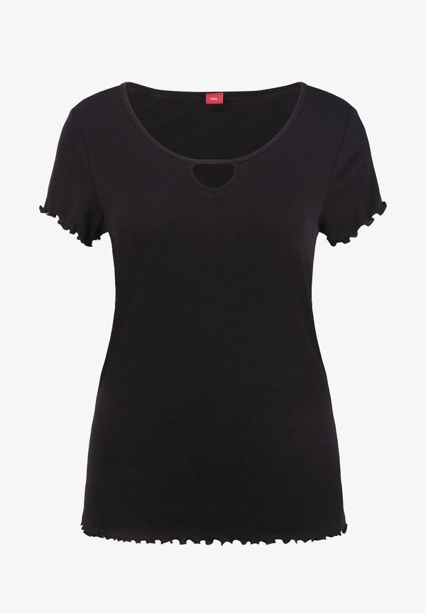 s.Oliver Pyjama top - schwarz