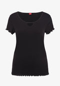 s.Oliver Pyjama top - schwarz