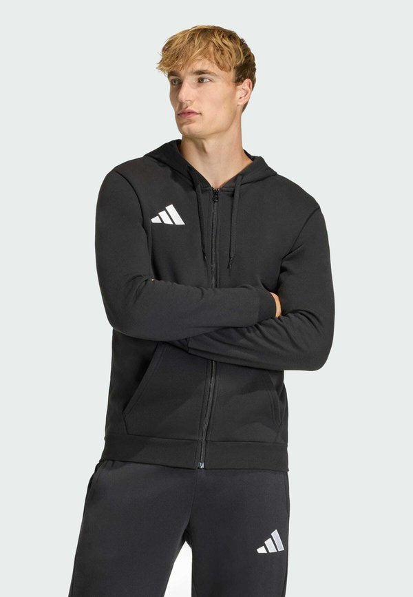adidas Performance ADIDAS PERFORMANCE ENTRADA26 FULL ZIP HOODIE - Zip-up sweatshirt - black/white