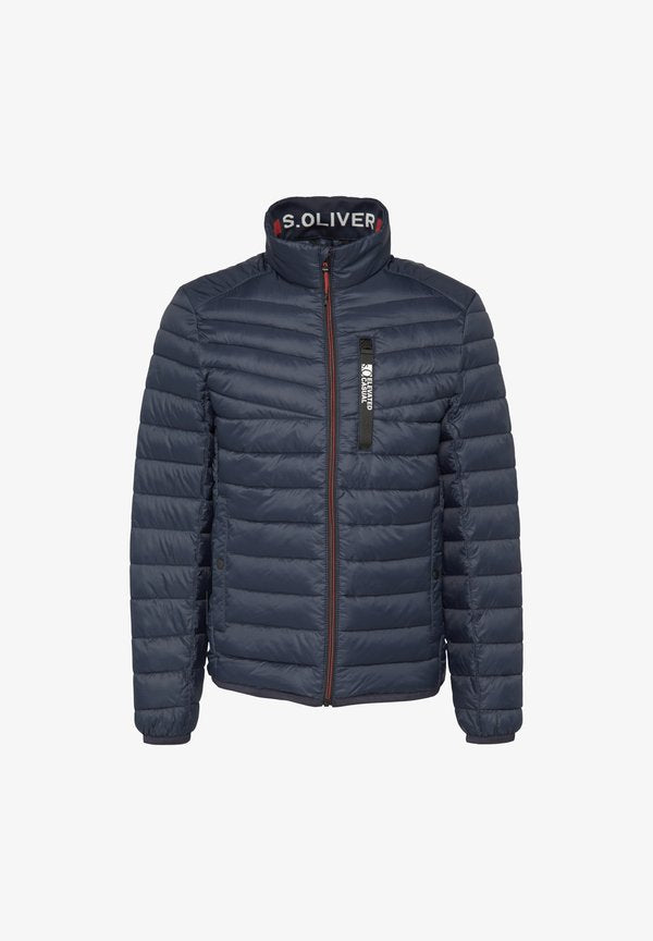 s.Oliver STEPP MIT SPORTIVEN KONTRASTDETAILS - Light jacket - navy