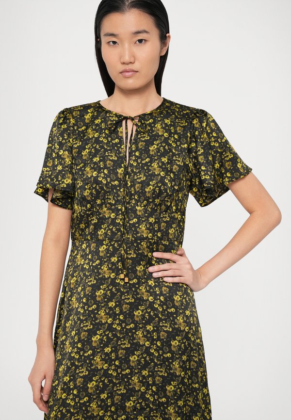 MICHAEL Michael Kors FLORAL MIDI DRESS