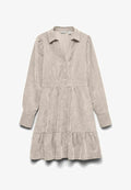 Vero Moda AWASTA Short - Shirt dress - pumice stone