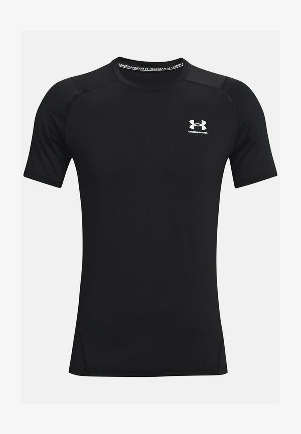Under Armour FITTED - Sports T-shirt - black