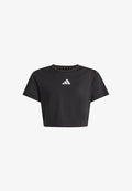 adidas Originals TRAIN ESSENTIALS SEASONAL PRINT T-SHIRT - Print T-shirt - black silver met
