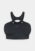 Nike Performance BRA - Medium support sports bra - black/anthracite/smoke grey