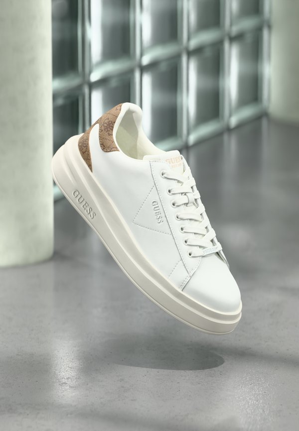 Guess ELBINA - Trainers - white/beige