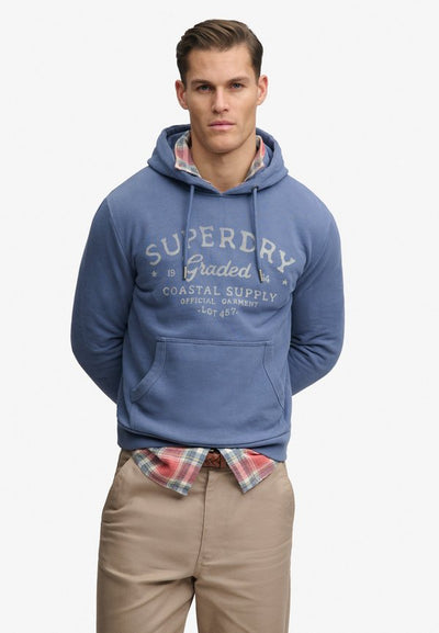 Superdry & Co SUPERDRY LO-FI DOCKSIDE HOODIE.. - Hoodie - soft navy