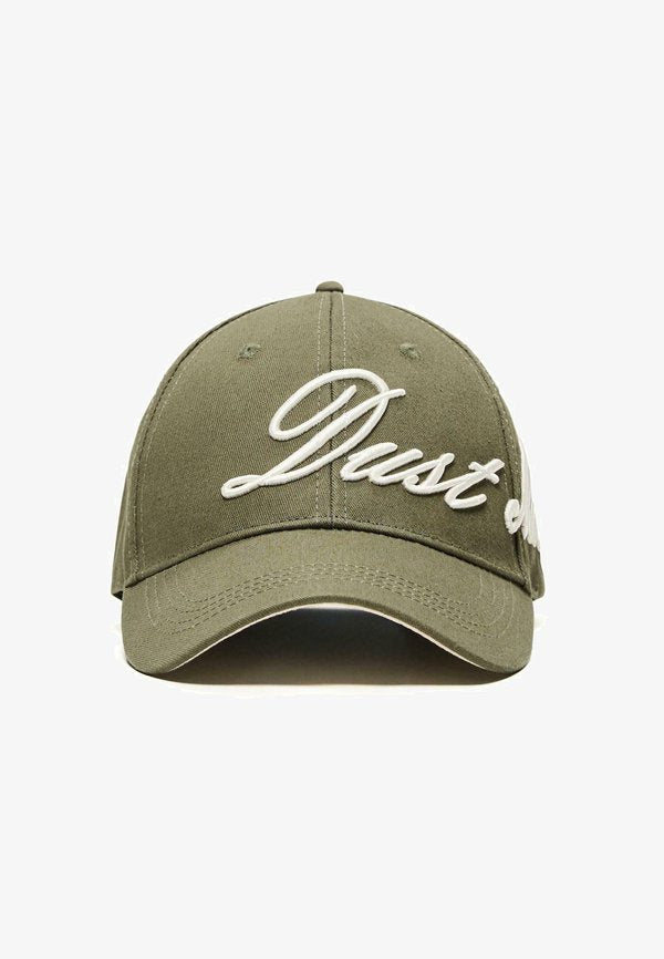 Bershka EMBROIDERED - CAP - Cap - dark green