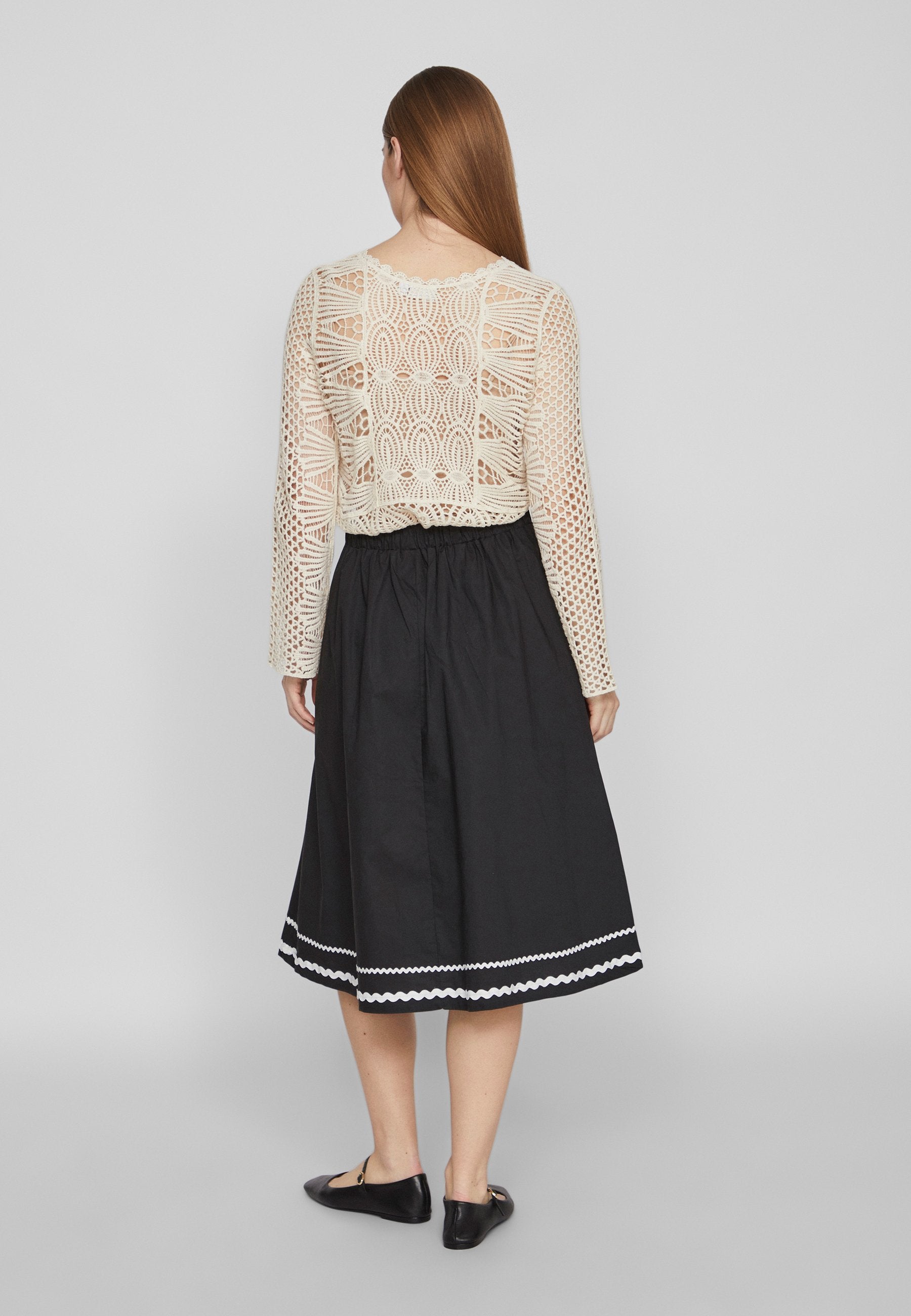 VILA VIAJLA MIDI SKIRT