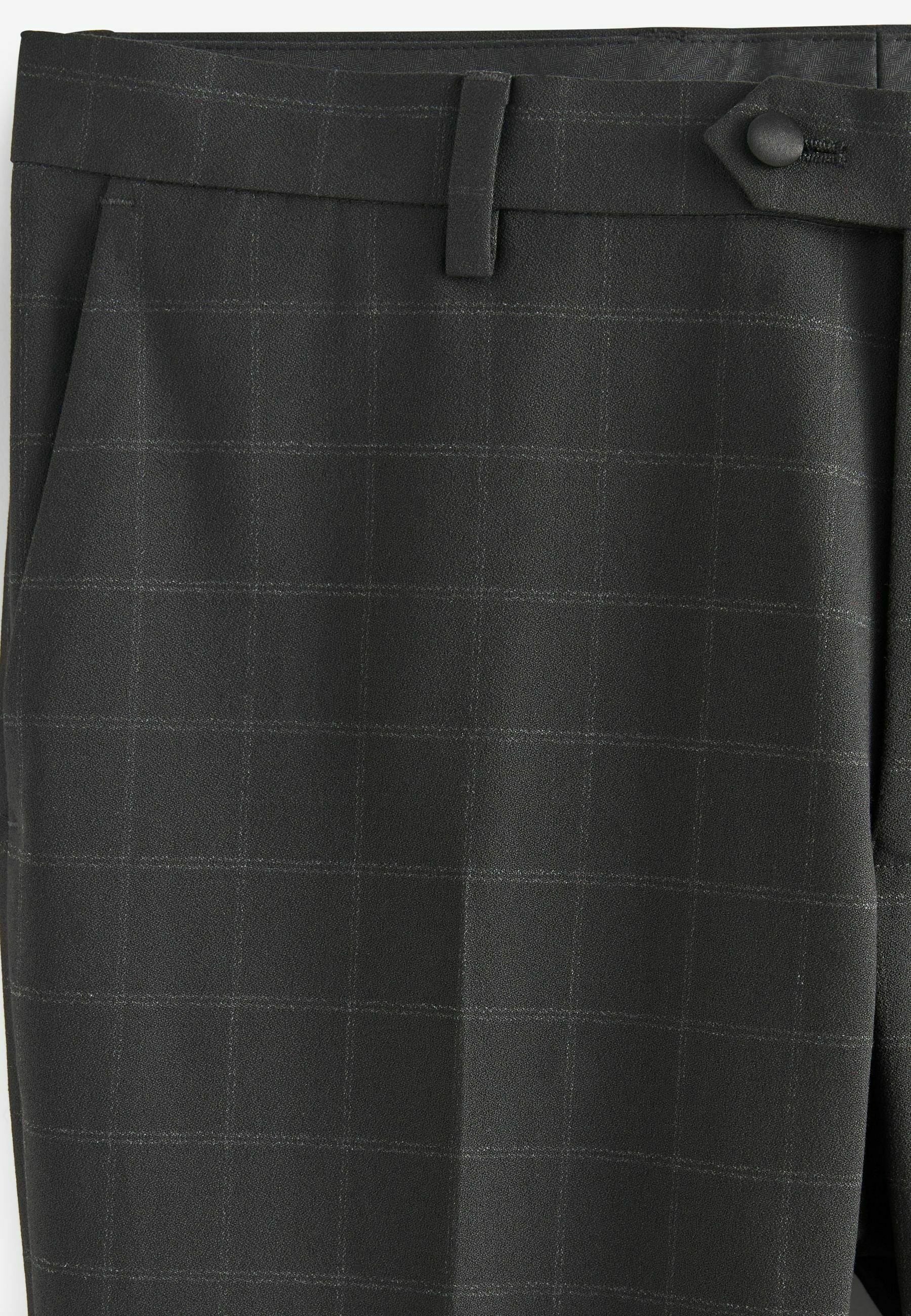 Next SKINNY FIT CHECK TUXEDO SUIT: TROUSERS