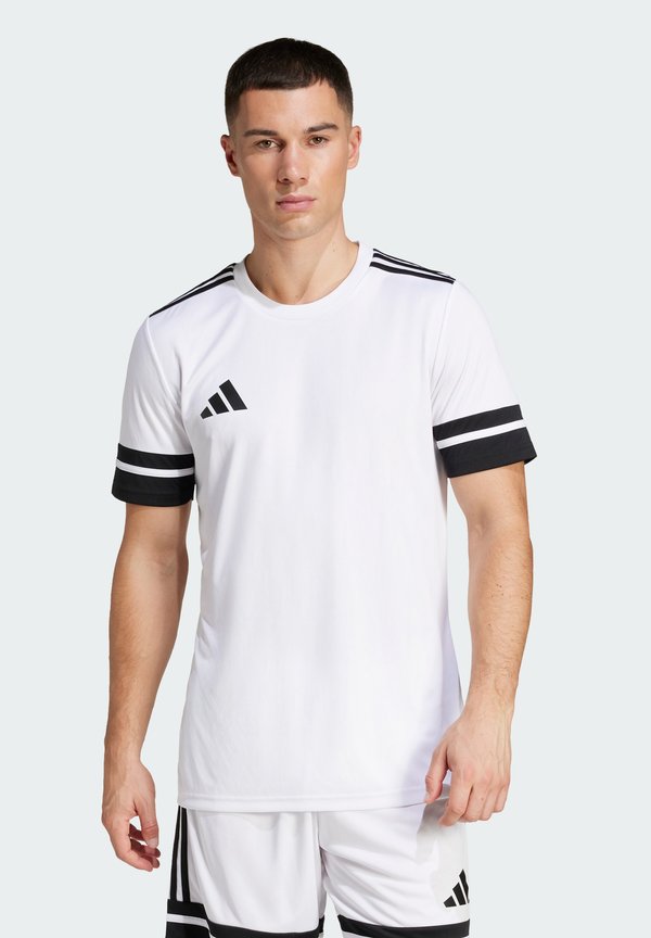 adidas Performance SQUADRA25 SHORT SLEEVE - Sports T-shirt - white/black