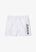Calvin Klein Swimwear MEDIUM DRAWSTRING INTENSE POWER  - Swimming shorts - classic white