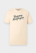 Tommy Hilfiger SUMMER TEXT GRAPHIC TEE - Print T-shirt - muslin