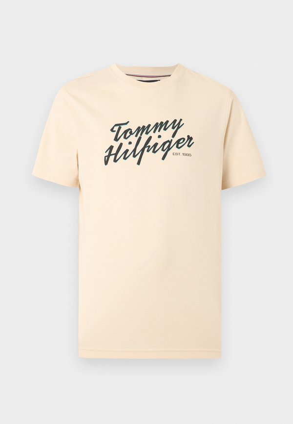 Tommy Hilfiger SUMMER TEXT GRAPHIC TEE - Print T-shirt - muslin