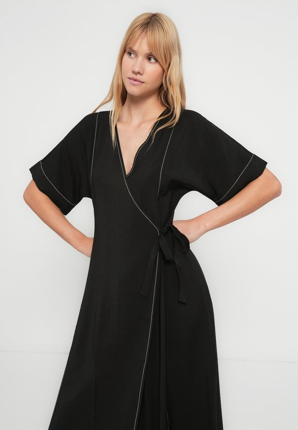 Object Maxi Short Sleeve Wrap