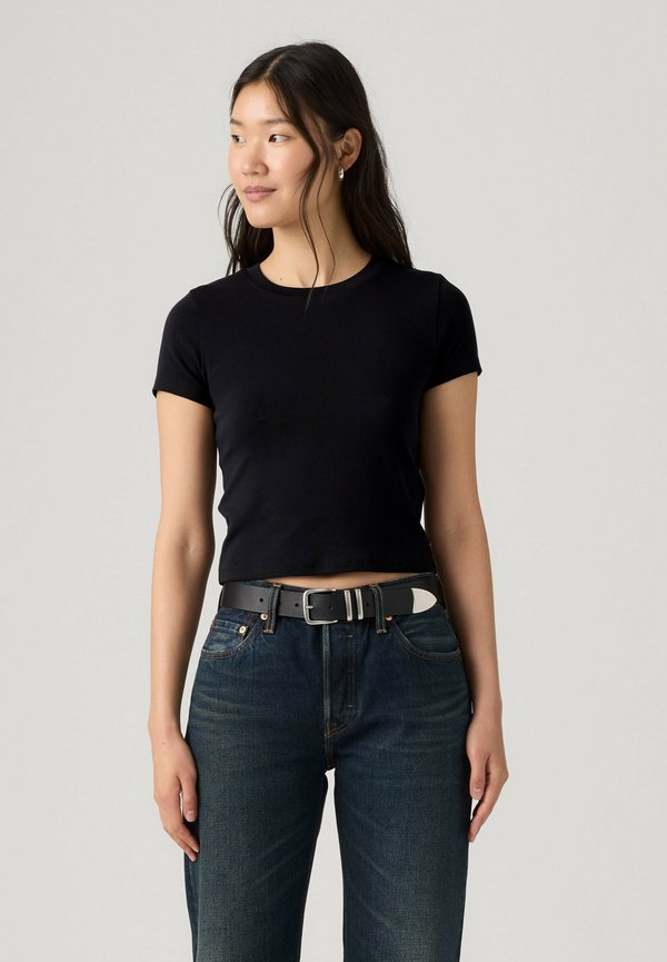 Levi's® ESSENTIAL BABY TEE ANTHRACITE NIGHT - Print T-shirt - anthracite night  blacks