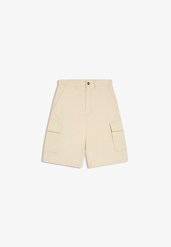 Bershka WIDE-LEG  - Shorts - sand