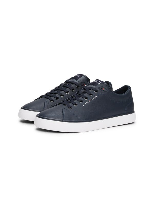Tommy Hilfiger LOGO TRAINERS WITH LEATHER
