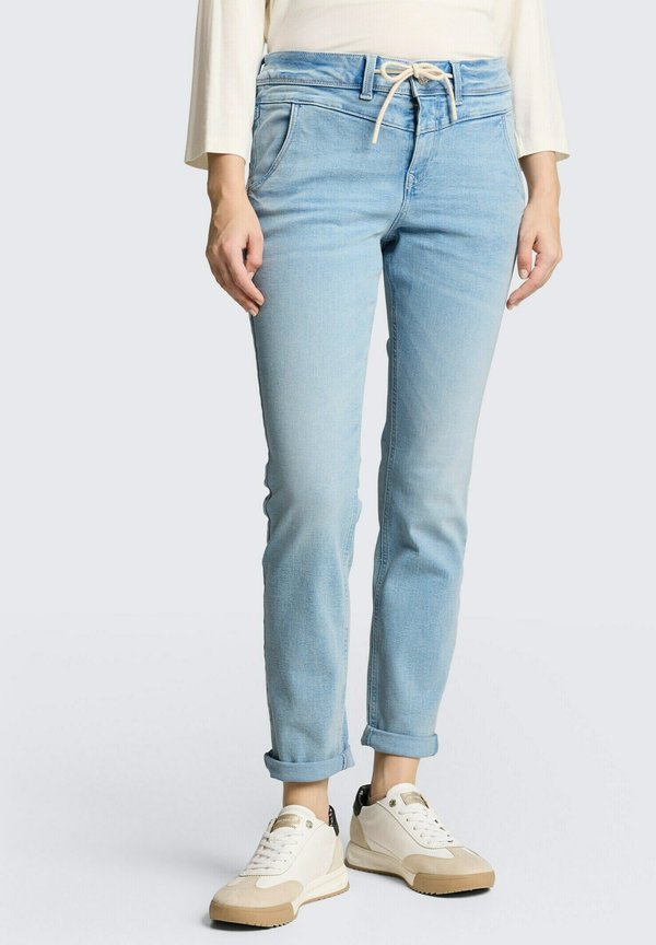 TOM TAILOR TTMAYA TAPERED FIT - Jeans Tapered Fit - light stone blue denim