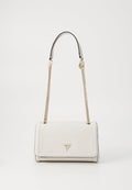 Guess NOELLE XBODY FLAP - Handbag - bone