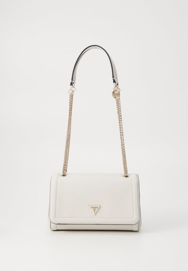 Guess NOELLE XBODY FLAP - Handbag - bone
