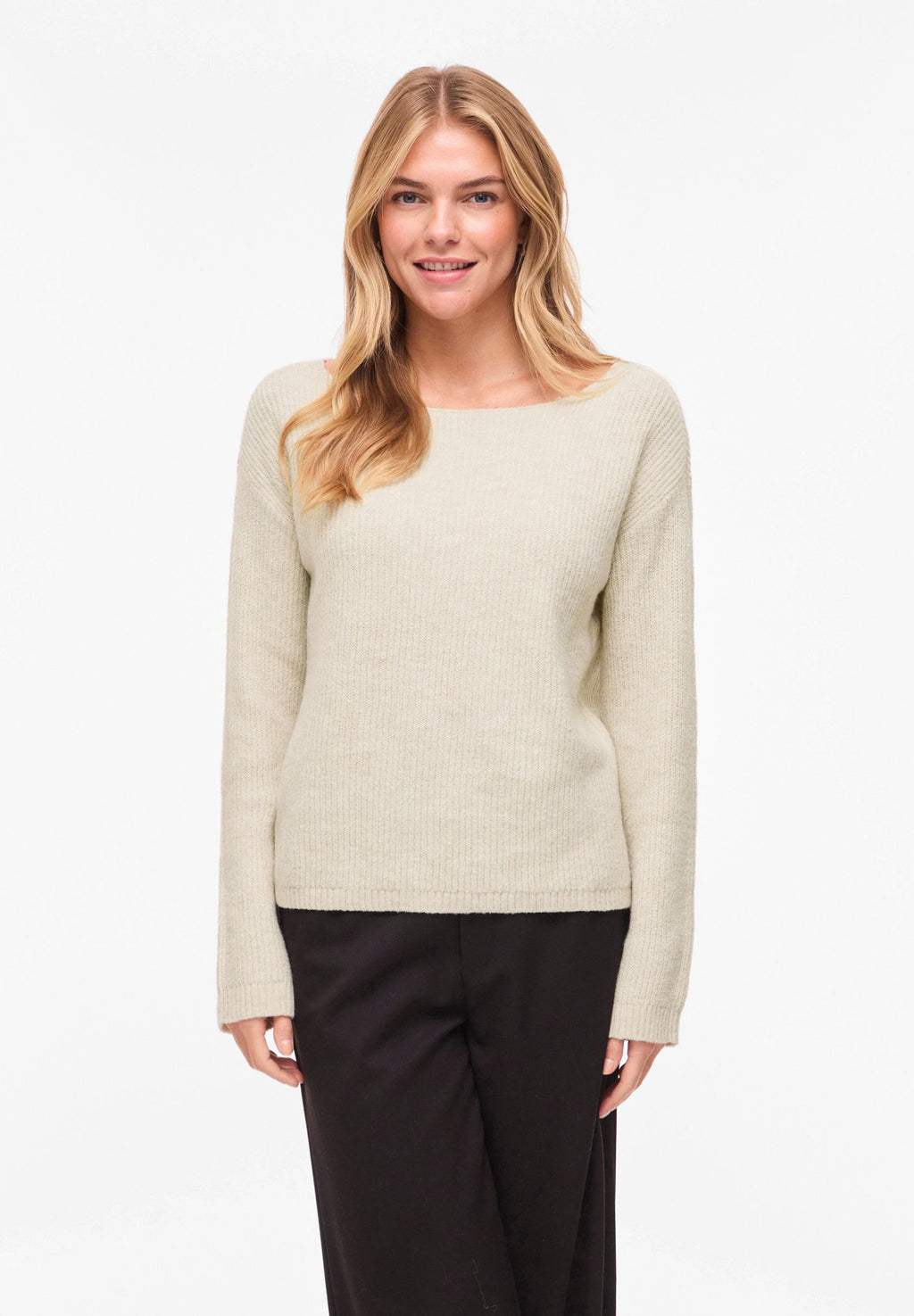 VILA Knitted VIVERIETY Boatneck