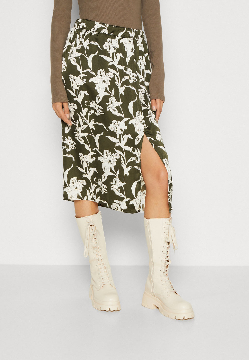 VILA VIJILIA SIRI MIDI SLIT SKIRT