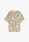 TOM TAILOR BLUSE MIT MUSTER - Blouse - big olive white flower print