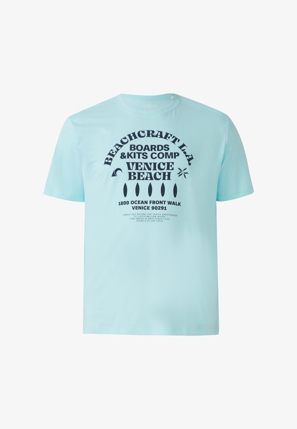 s.Oliver Print T-shirt - minze