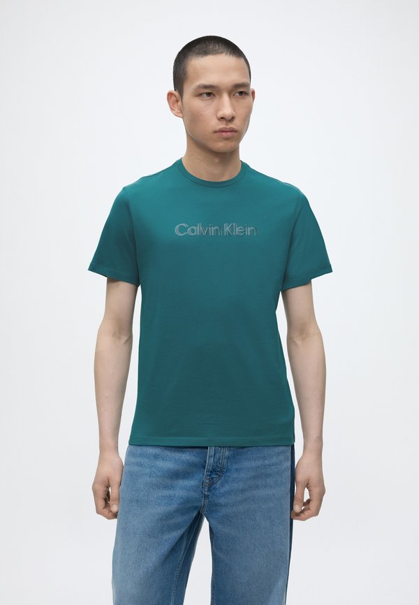 Calvin Klein UNISEX - Print T-shirt - shaded spruce