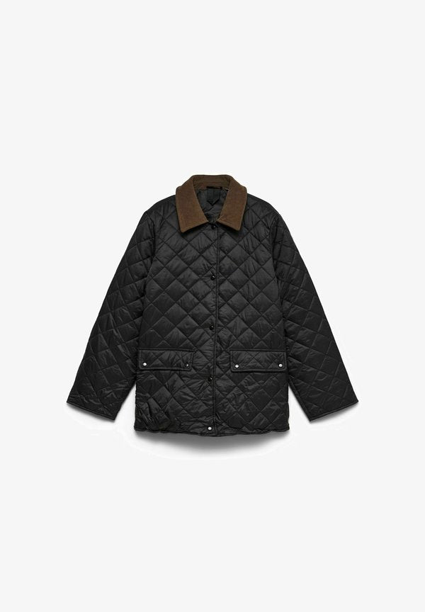 Vero Moda Quilted VMNOVA Quilted - Light jacket - black