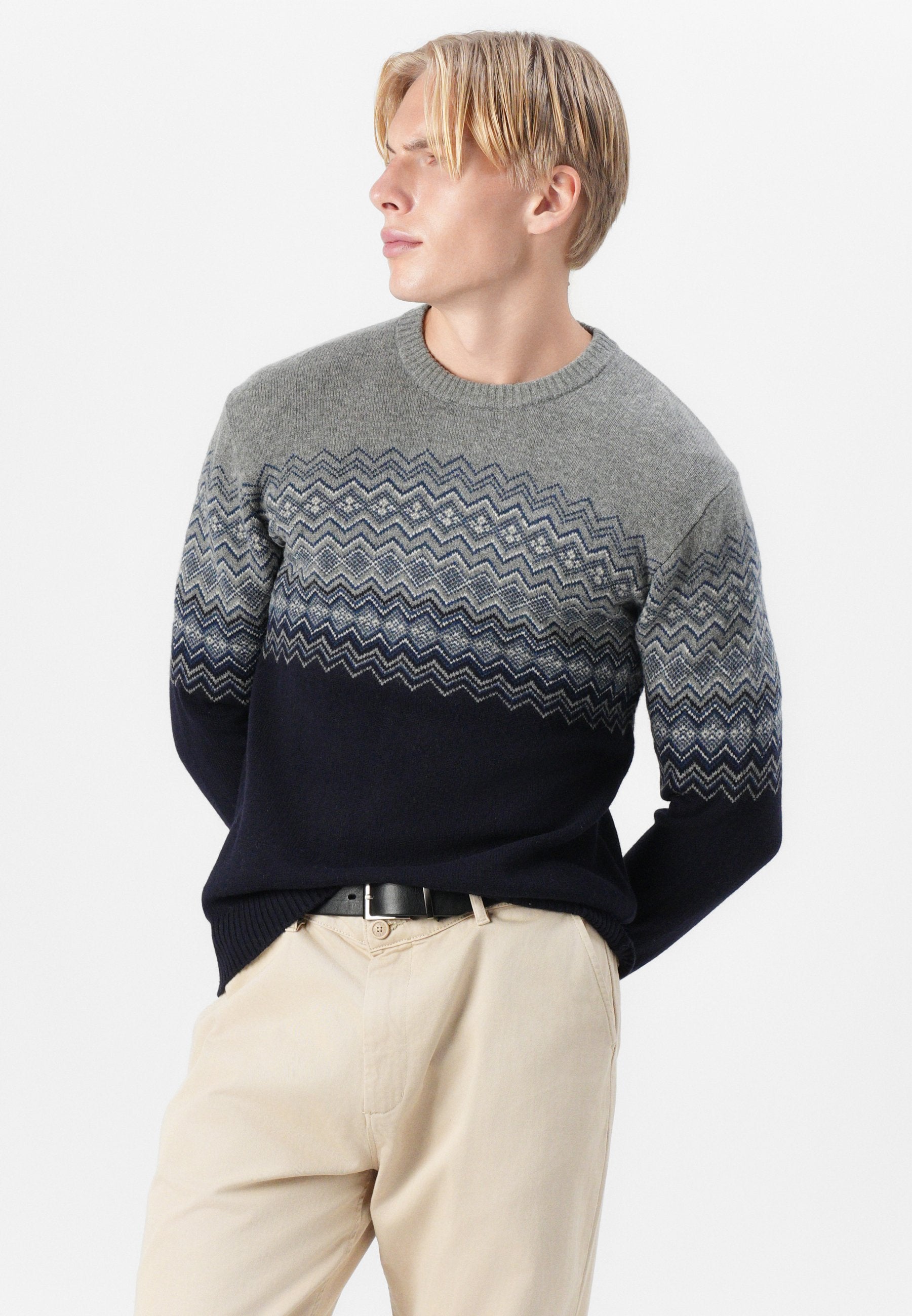 Hackett London FAIRISLE CREW